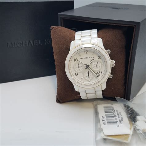 michael kors drake watch white|mk5161.